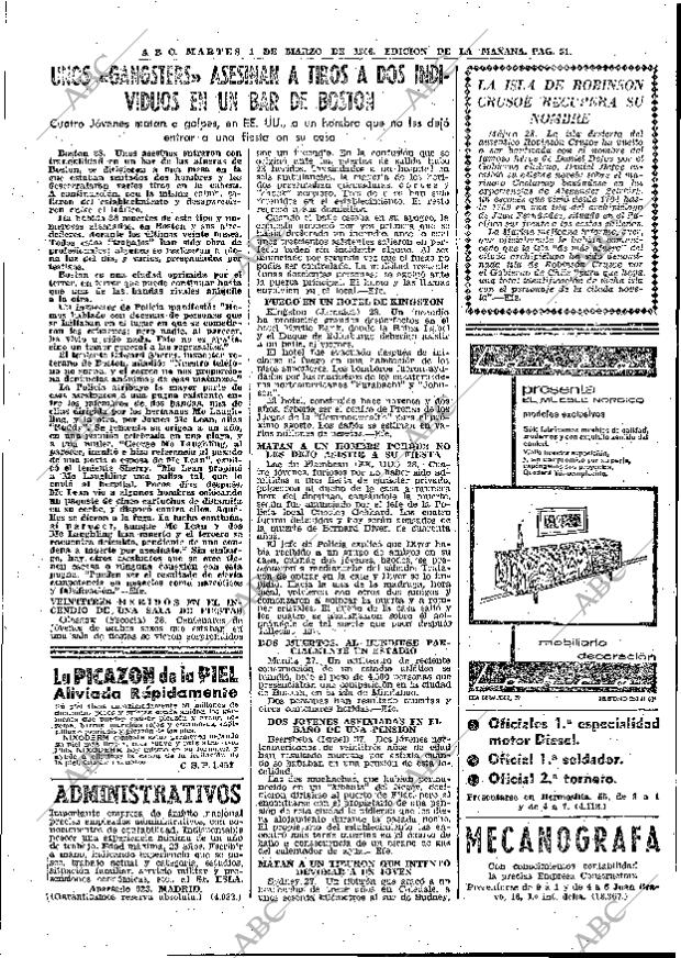 ABC MADRID 01-03-1966 página 51