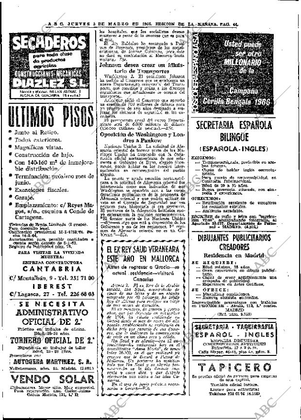 ABC MADRID 03-03-1966 página 44