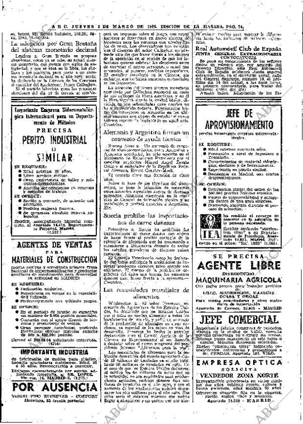 ABC MADRID 03-03-1966 página 74