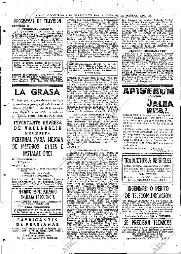 ABC MADRID 06-03-1966 página 100