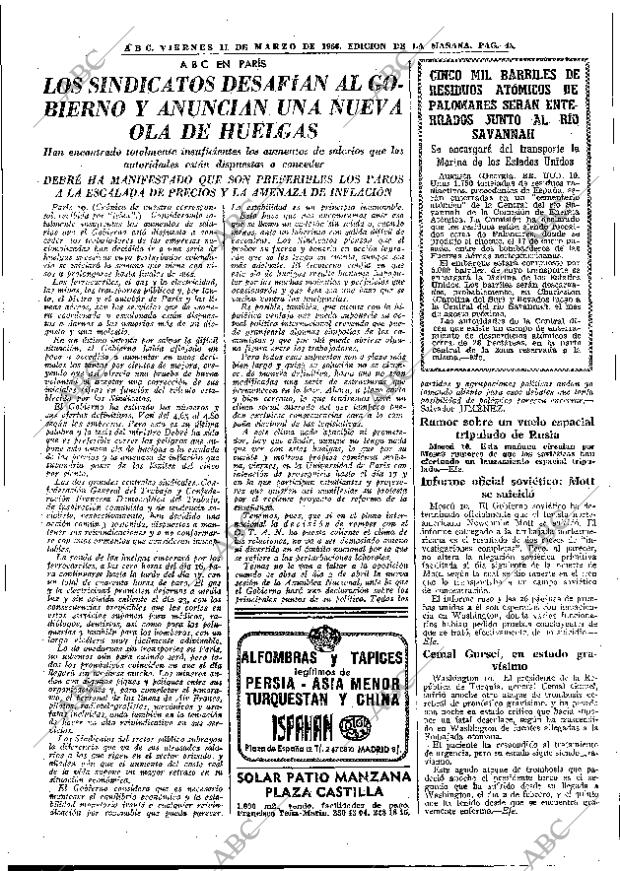 ABC MADRID 11-03-1966 página 43