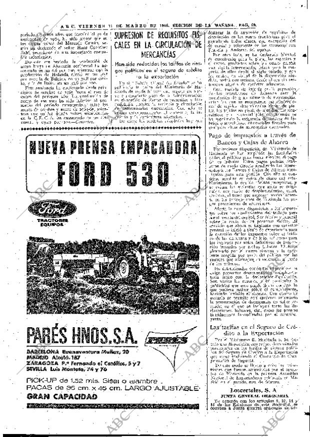 ABC MADRID 11-03-1966 página 69