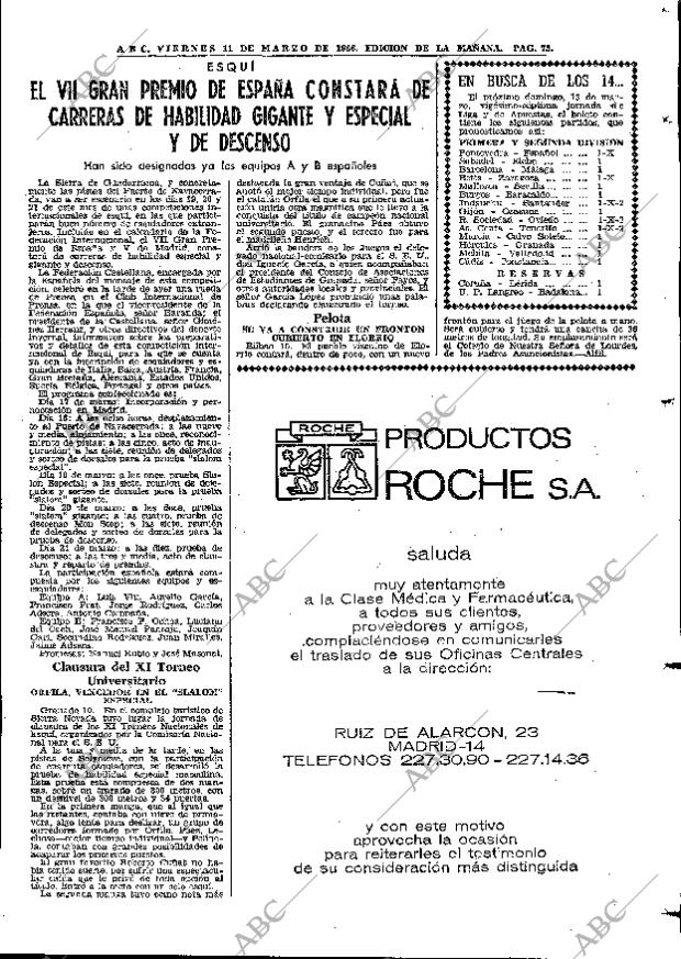 ABC MADRID 11-03-1966 página 75