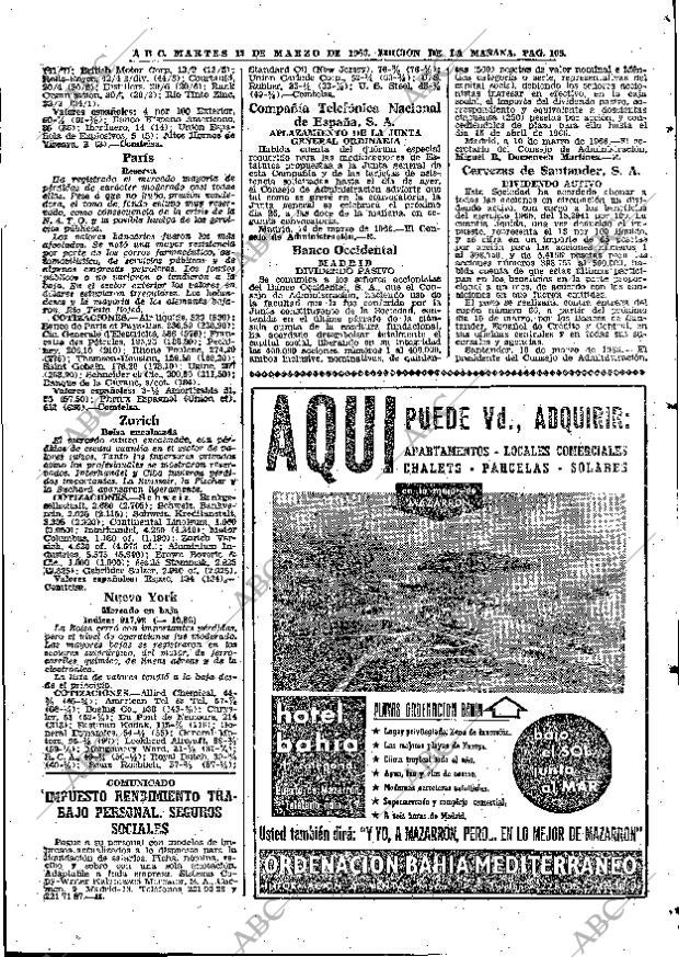 ABC MADRID 15-03-1966 página 105