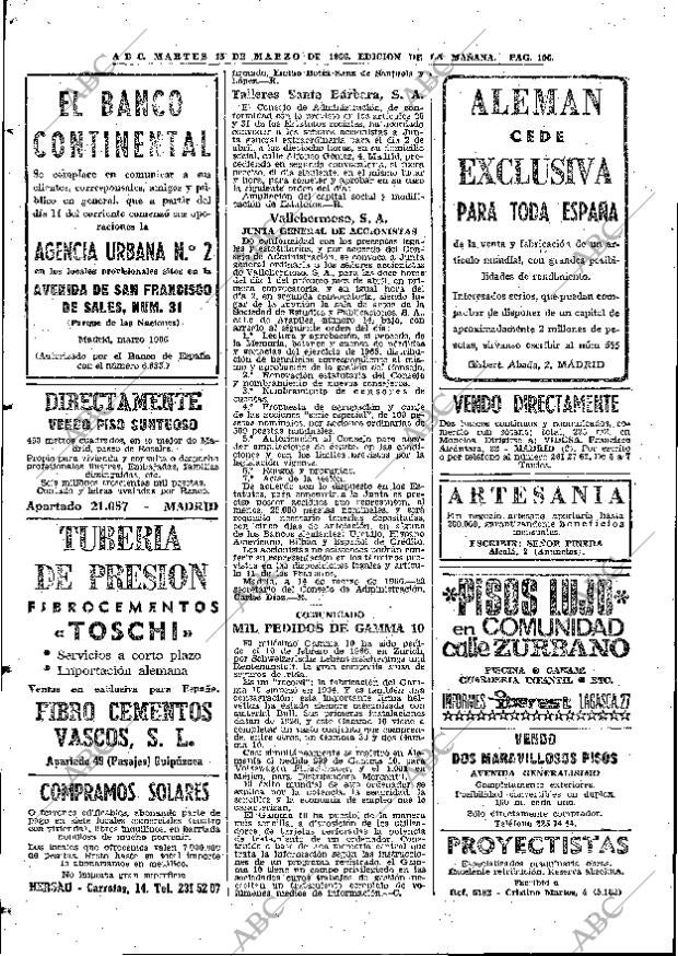 ABC MADRID 15-03-1966 página 106