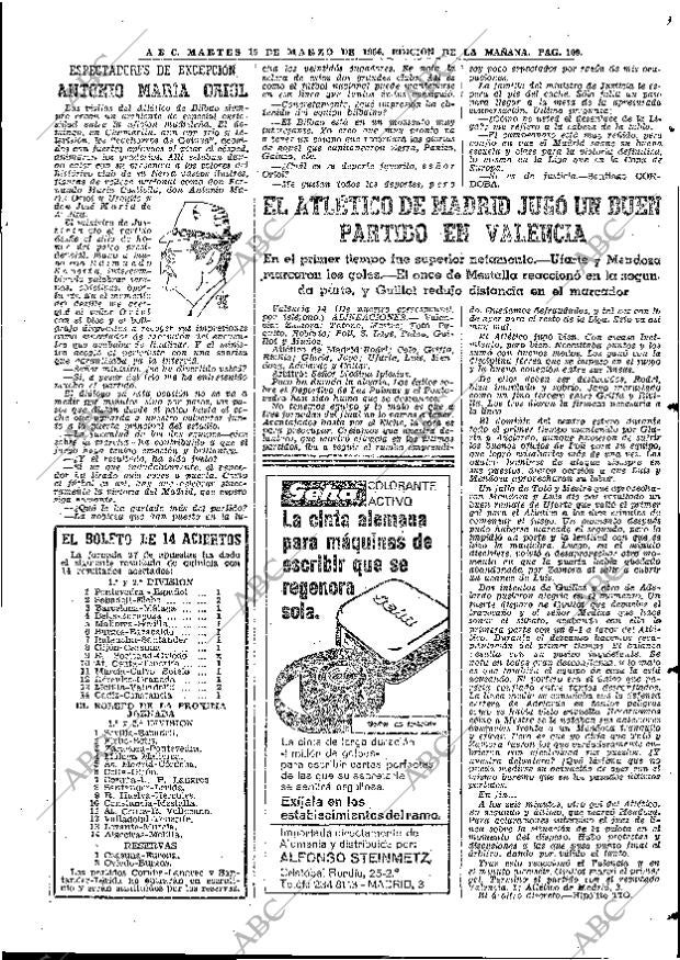 ABC MADRID 15-03-1966 página 109