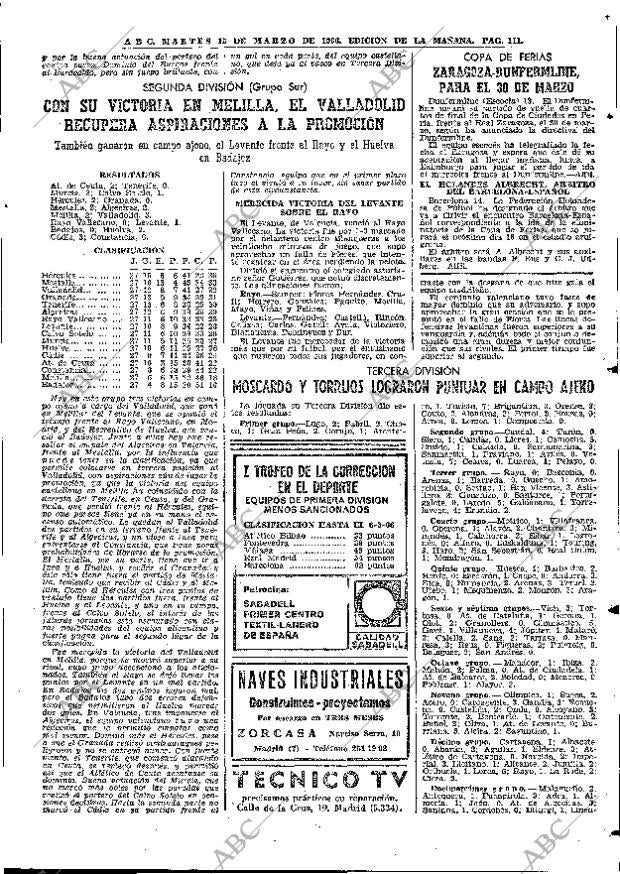 ABC MADRID 15-03-1966 página 111