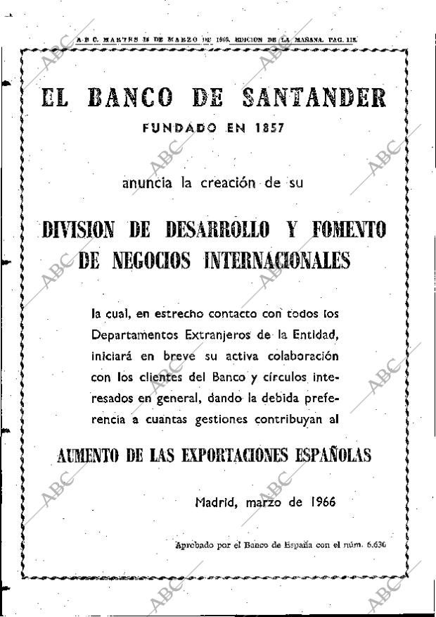 ABC MADRID 15-03-1966 página 118