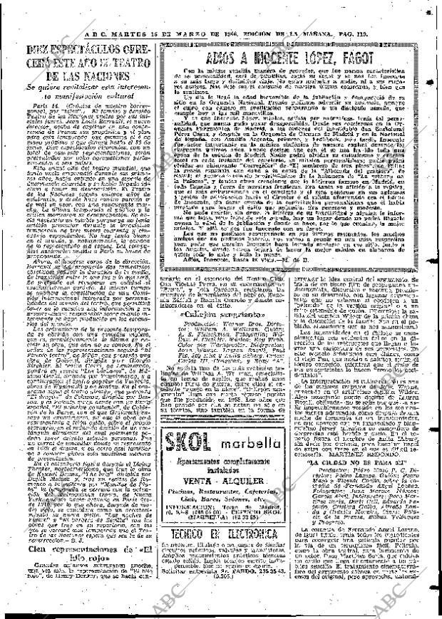 ABC MADRID 15-03-1966 página 119