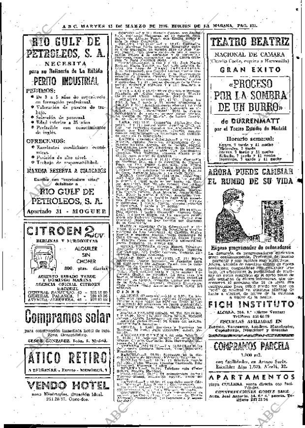ABC MADRID 15-03-1966 página 123