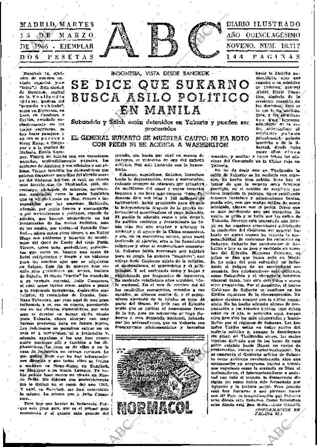 ABC MADRID 15-03-1966 página 63