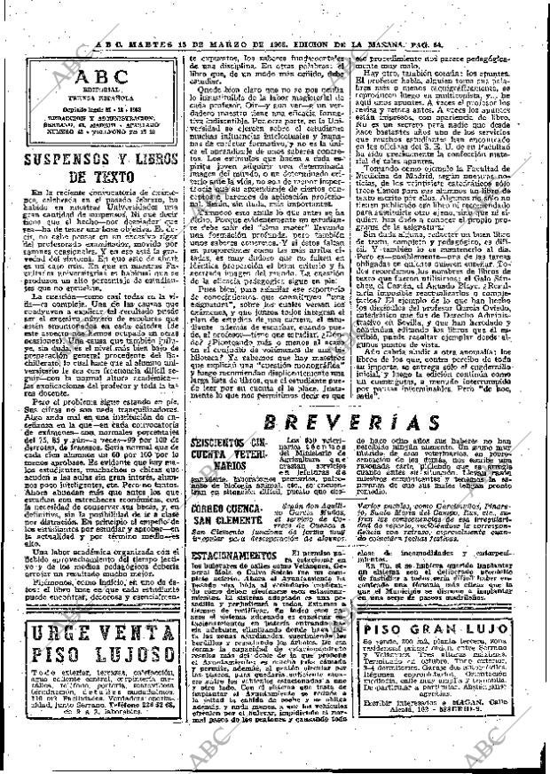 ABC MADRID 15-03-1966 página 64
