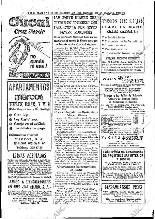 ABC MADRID 15-03-1966 página 66
