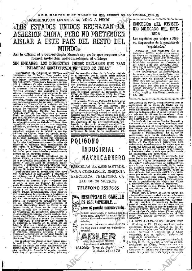 ABC MADRID 15-03-1966 página 67