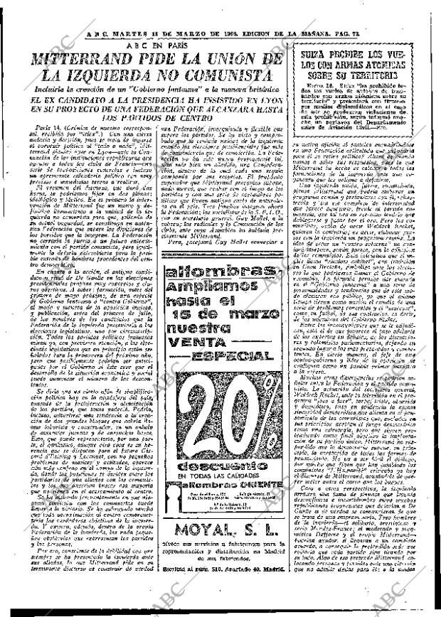 ABC MADRID 15-03-1966 página 73