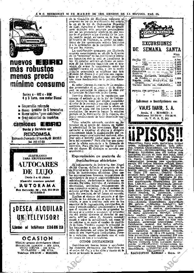 ABC MADRID 16-03-1966 página 40