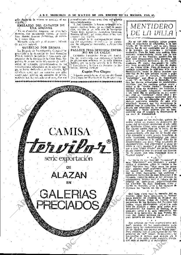 ABC MADRID 16-03-1966 página 67