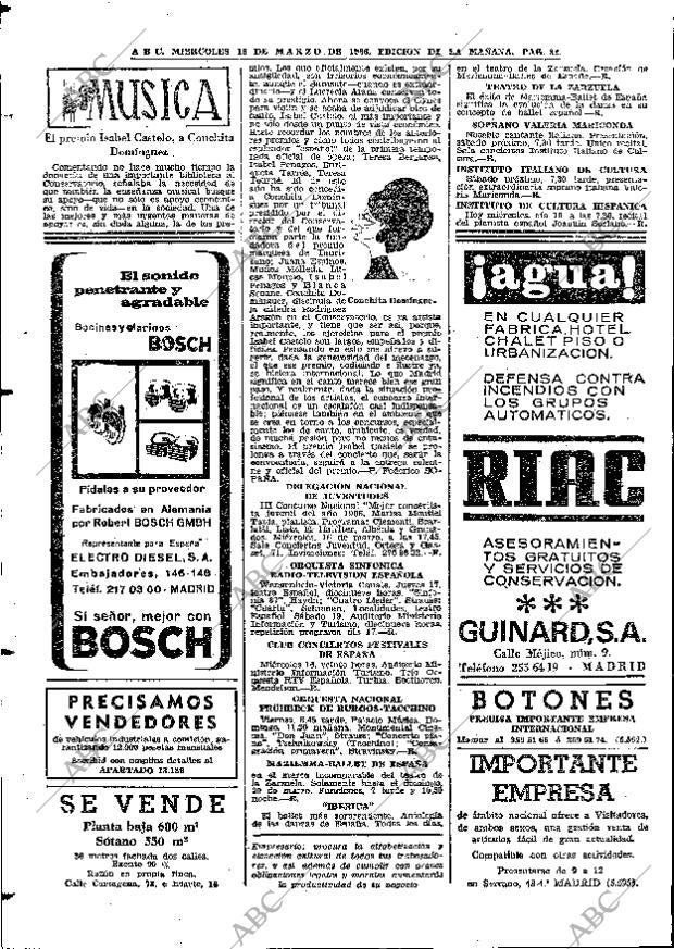 ABC MADRID 16-03-1966 página 82