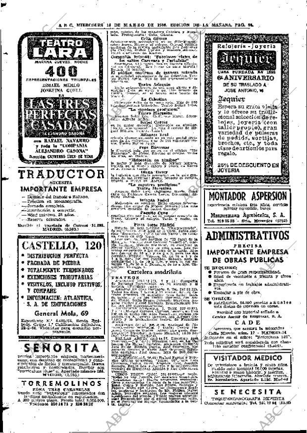 ABC MADRID 16-03-1966 página 84