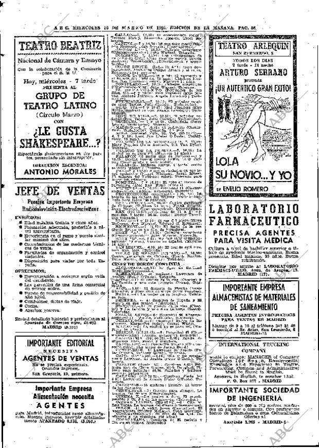 ABC MADRID 16-03-1966 página 86