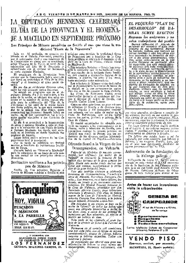 ABC MADRID 18-03-1966 página 75