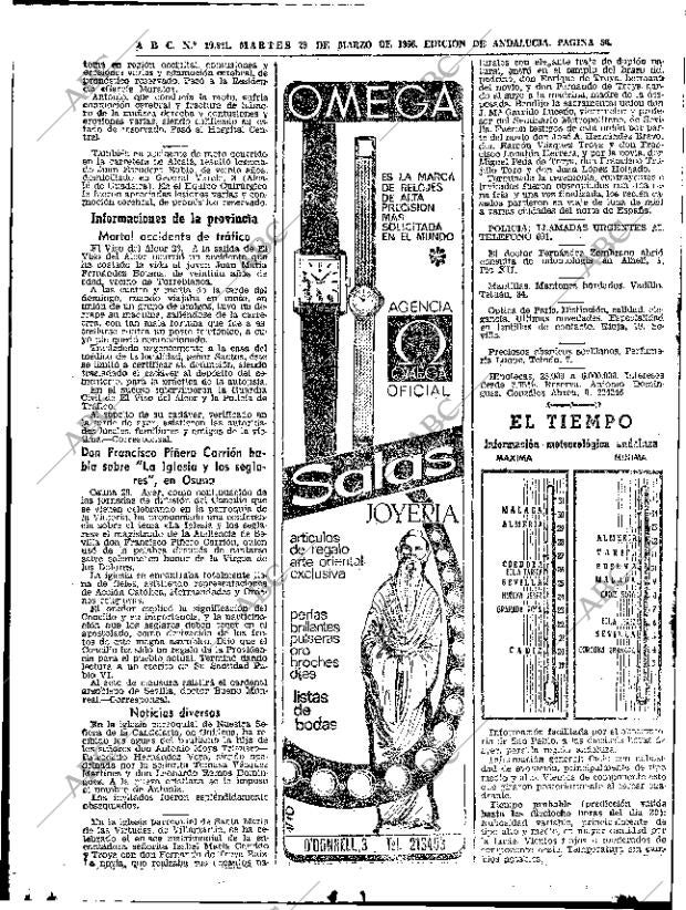 ABC SEVILLA 29-03-1966 página 56