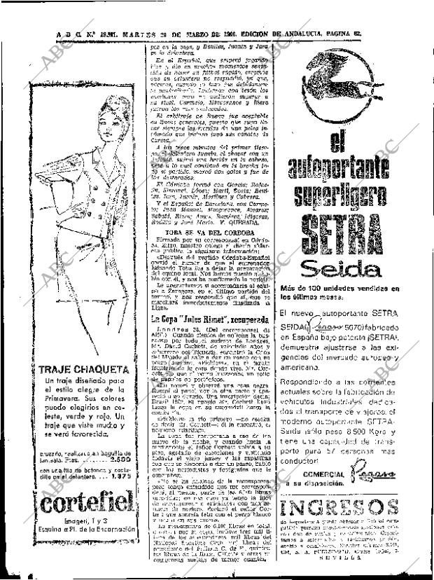 ABC SEVILLA 29-03-1966 página 62
