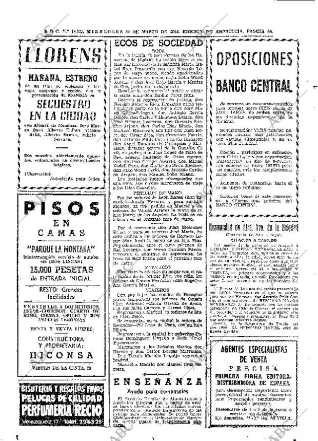 ABC SEVILLA 30-03-1966 página 54