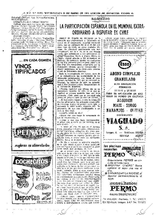 ABC SEVILLA 30-03-1966 página 65