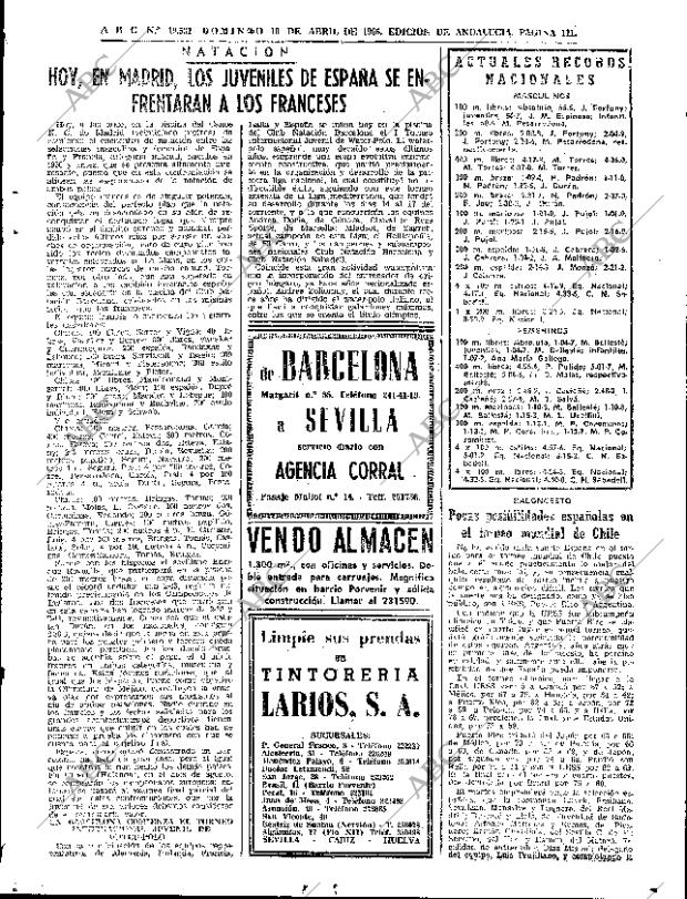 ABC SEVILLA 10-04-1966 página 111