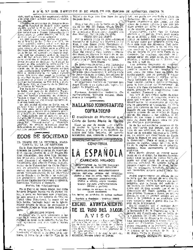 ABC SEVILLA 10-04-1966 página 76