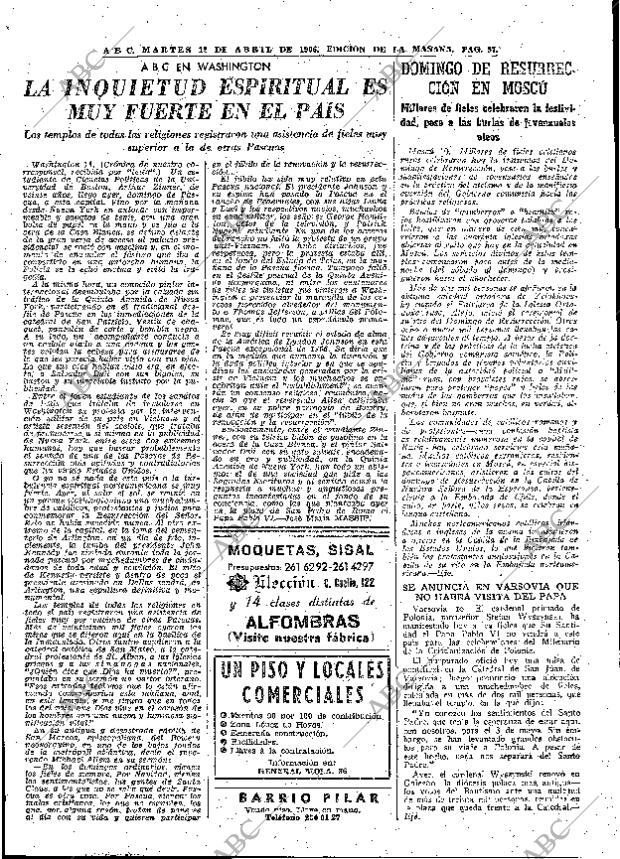 ABC MADRID 12-04-1966 página 57