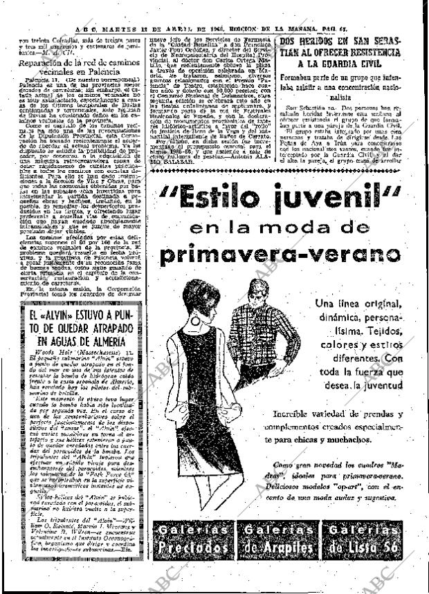 ABC MADRID 12-04-1966 página 63