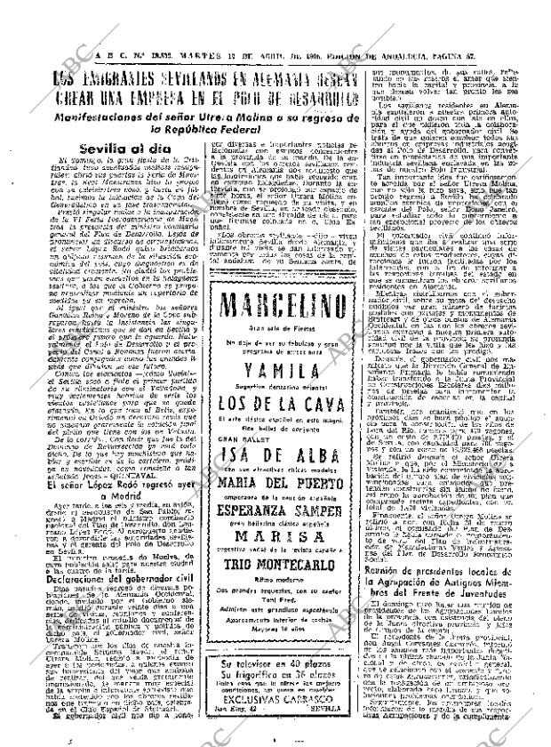 ABC SEVILLA 12-04-1966 página 57