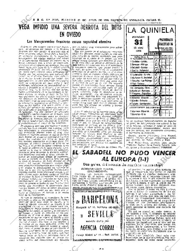 ABC SEVILLA 12-04-1966 página 63