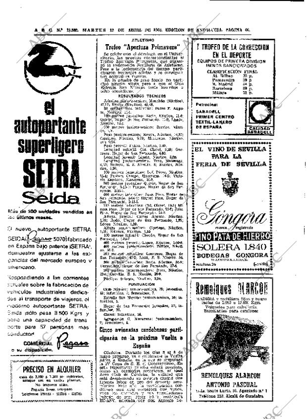ABC SEVILLA 12-04-1966 página 68