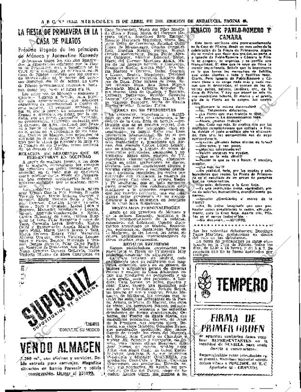 ABC SEVILLA 13-04-1966 página 49