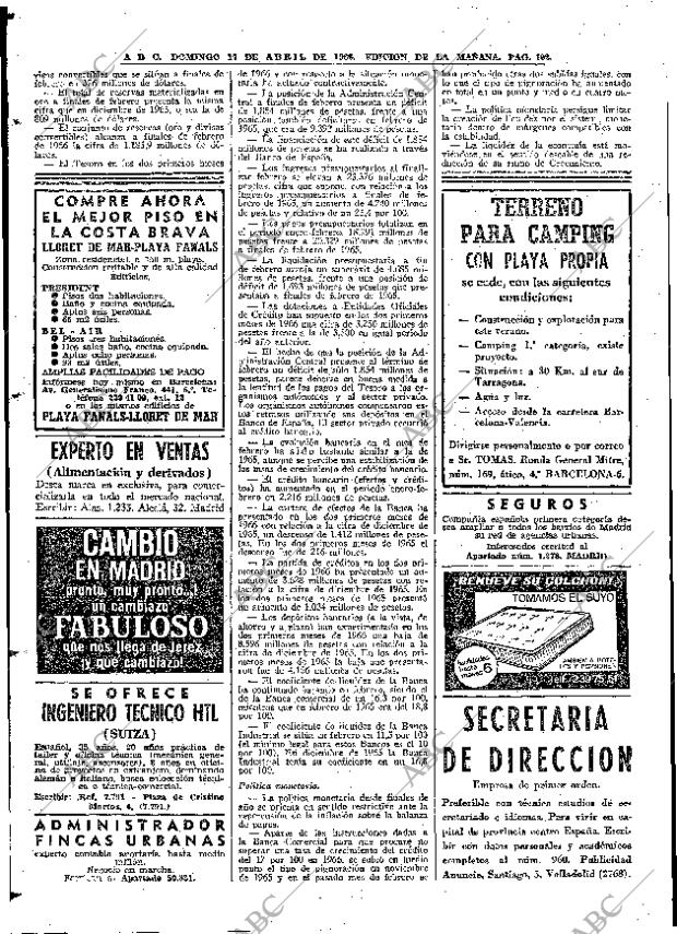 ABC MADRID 17-04-1966 página 102
