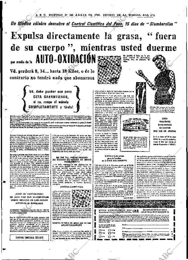 ABC MADRID 17-04-1966 página 112