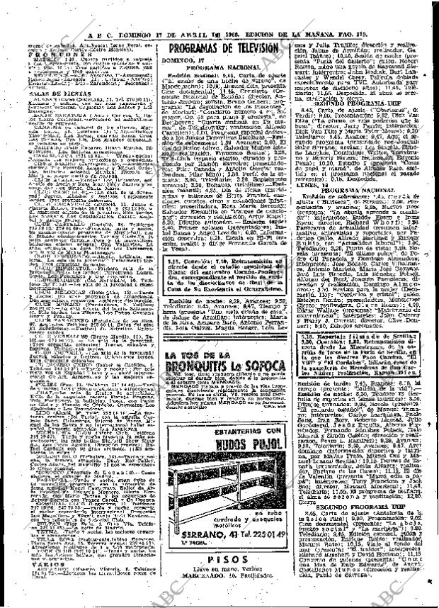 ABC MADRID 17-04-1966 página 119