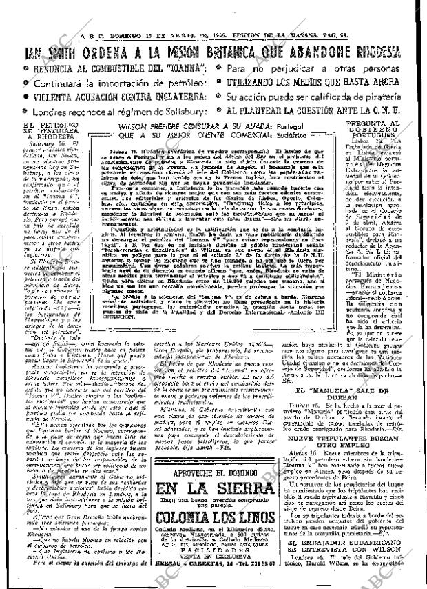 ABC MADRID 17-04-1966 página 69