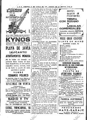 ABC MADRID 17-04-1966 página 70