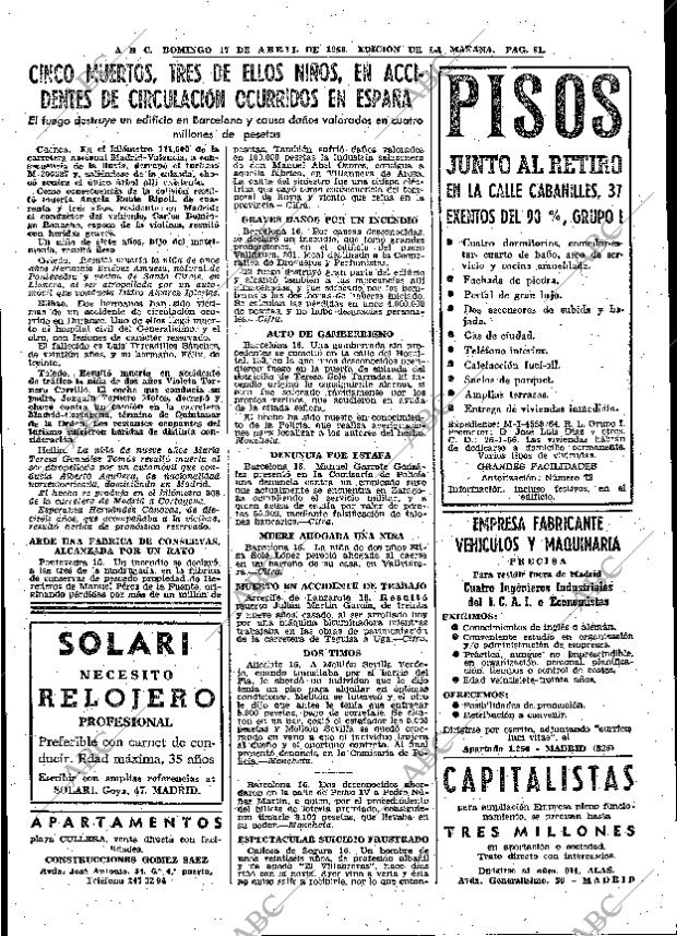 ABC MADRID 17-04-1966 página 81