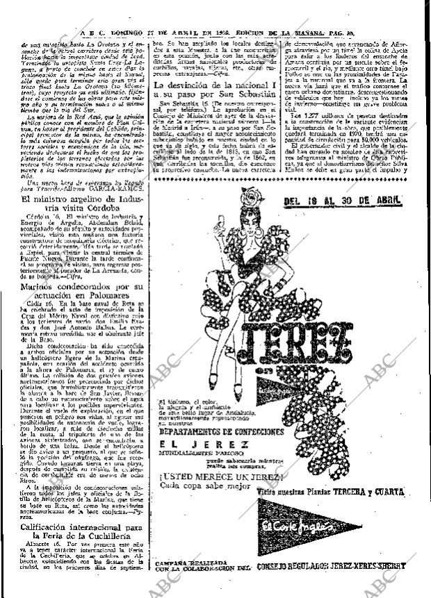ABC MADRID 17-04-1966 página 85
