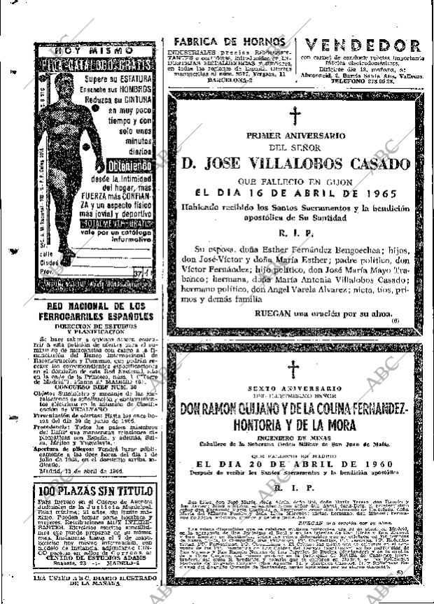 ABC MADRID 19-04-1966 página 122