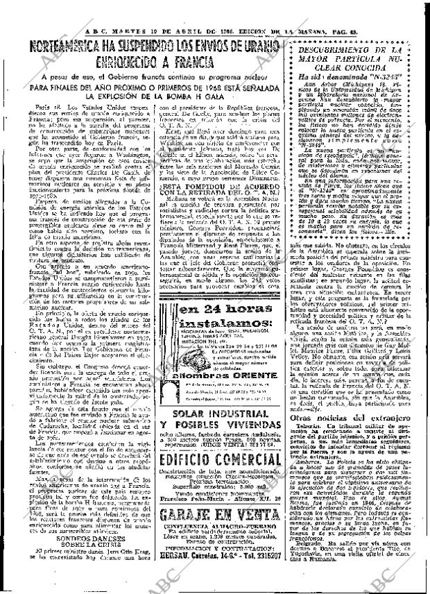 ABC MADRID 19-04-1966 página 49