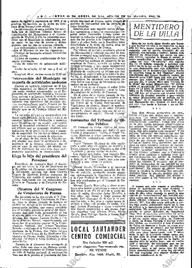 ABC MADRID 19-04-1966 página 76