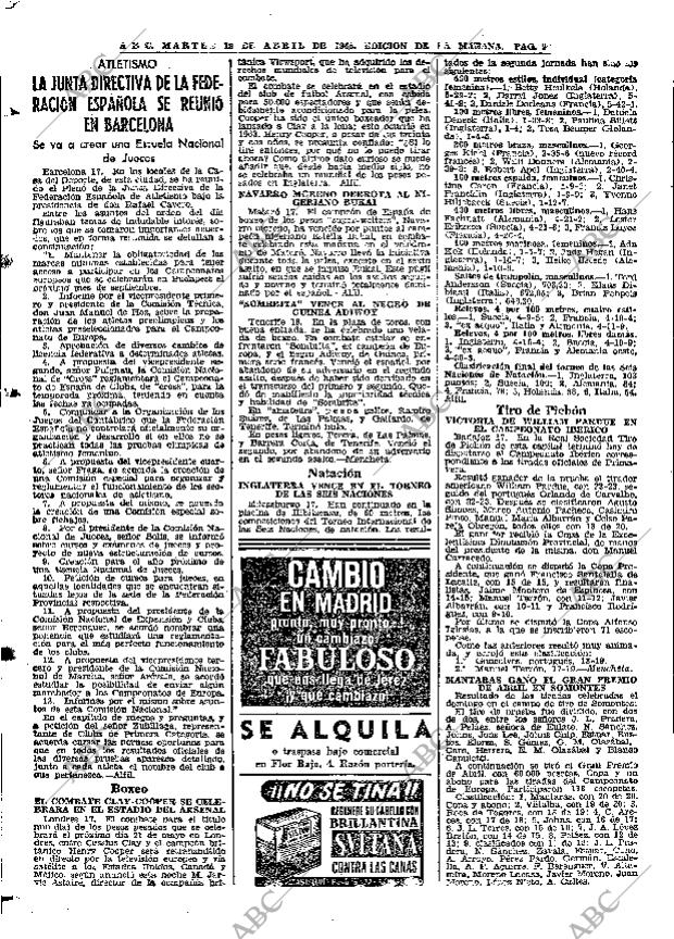 ABC MADRID 19-04-1966 página 96