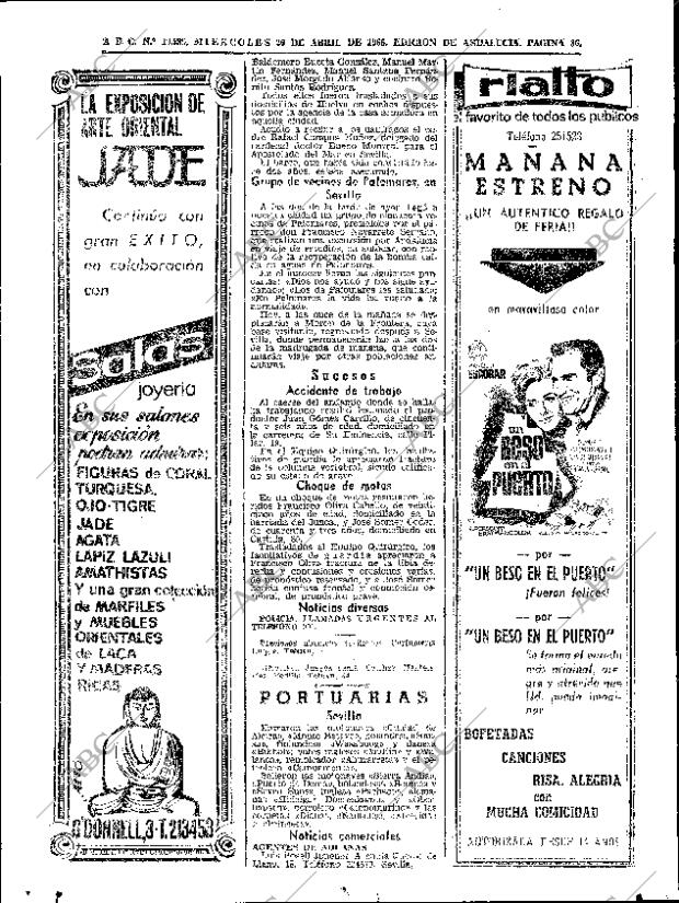 ABC SEVILLA 20-04-1966 página 86