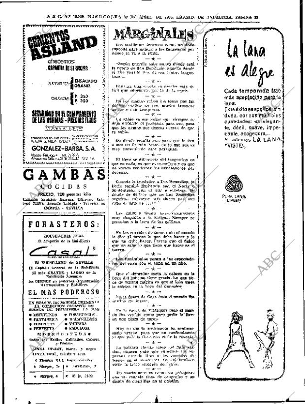 ABC SEVILLA 20-04-1966 página 88